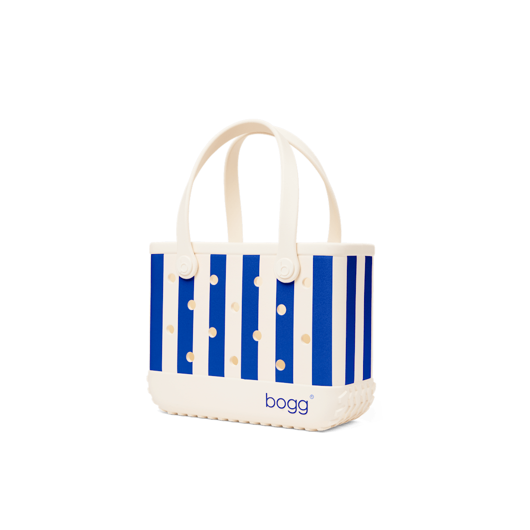 Bitty Bogg Bag - Mykonos Blue Stripe - Image 2