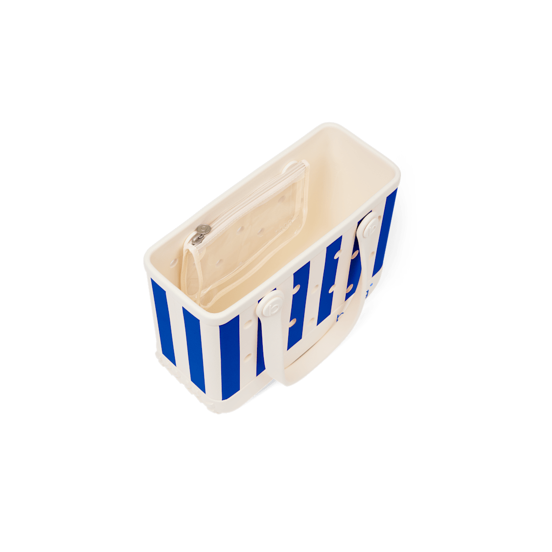 Bitty Bogg Bag - Mykonos Blue Stripe - Image 3
