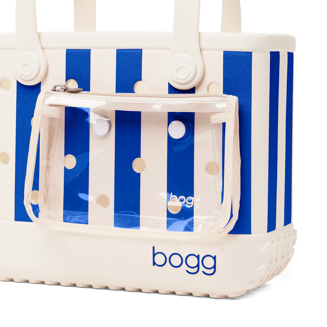 Bitty Bogg Bag - Mykonos Blue Stripe - Image 5